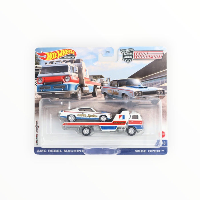 Hot Wheels AMC Rebel Machine / Wide Open - Car Culture: Team Transport (2022) #43