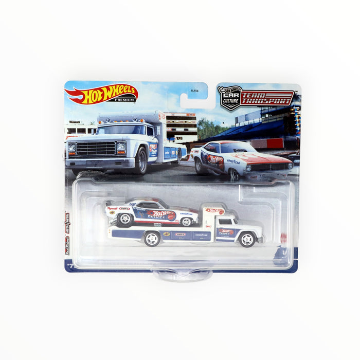 Hot Wheels '72 Plymouth Cuda FC / Retro Rig - Car Culture: Team Transport (2022) #46