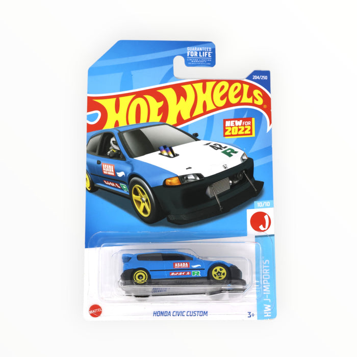 Hot Wheels Honda Civic Custom - Mainline (2022) 204/250