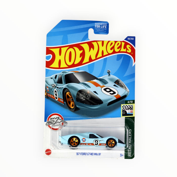 Hot Wheels '67 Ford GT40 Mk.IV - Mainline (2022) 58/250