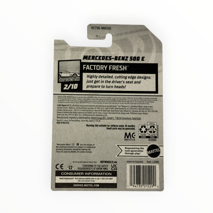 Hot Wheels Mercedes-Benz 500 E - Mainline (2022) 86/250