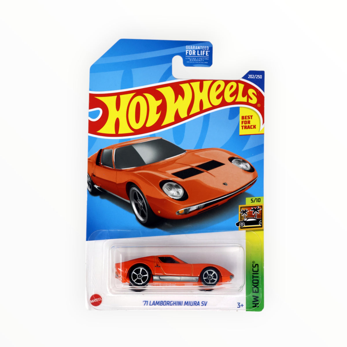Hot Wheels '71 Lamborghini Miura SV - Mainline (2022) 202