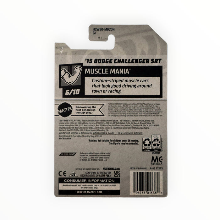 Hot Wheels '15 Dodge Challenger SRT - Mainline (2022) 235/250