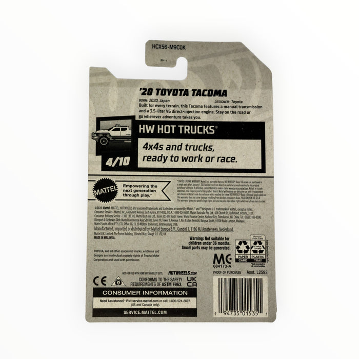 Hot Wheels '20 Toyota Tacoma - Mainline (2022) 72/250
