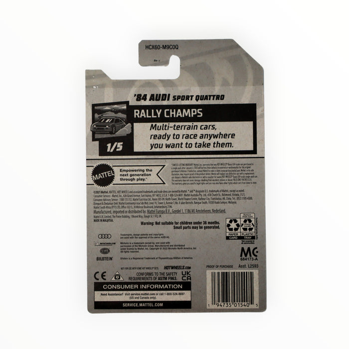 Hot Wheels '84 Audi Sport quattro - Mainline (2022) 180/250