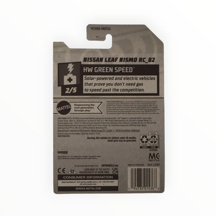 Hot Wheels Nissan Leaf NISMO RC_02 - Mainline (2022) 100/250