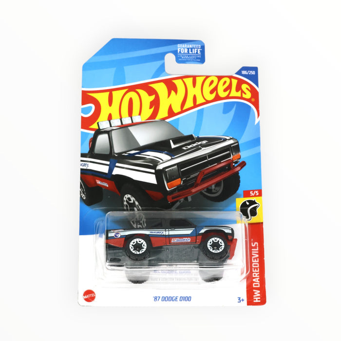 Hot Wheels '87 Dodge D100 (Treasure Hunt) Mainline (2022) 186/250