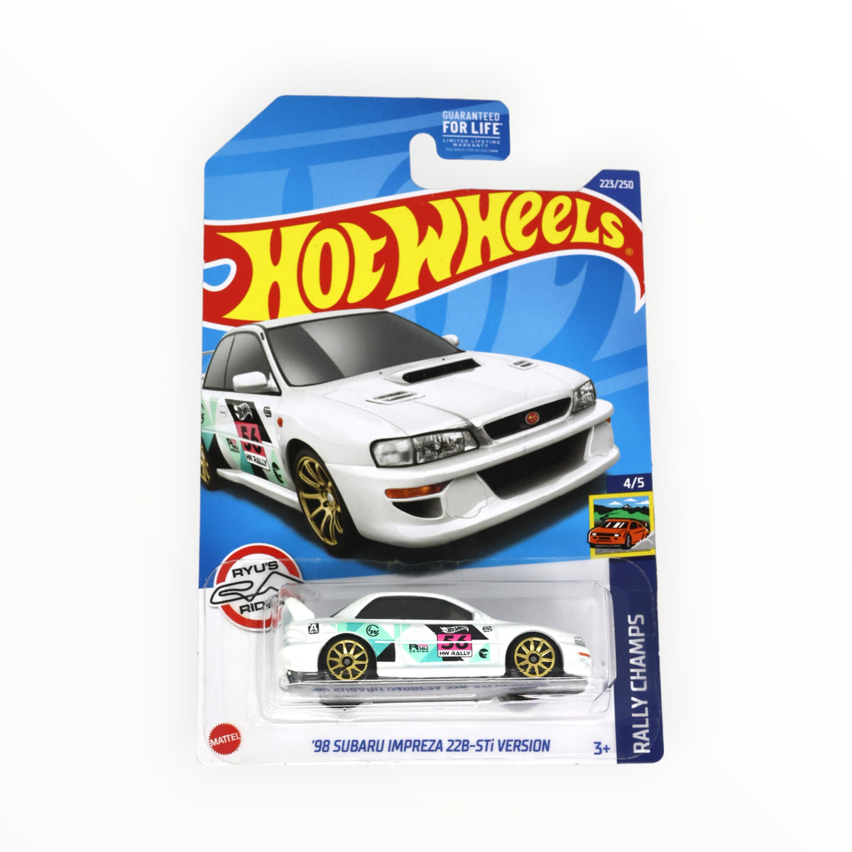 Hot Wheels '98 Subaru Impreza 22B STi-Version (Treasure Hunt) 2022