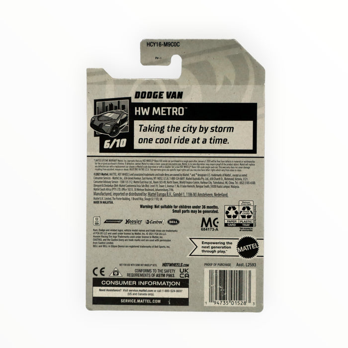 Hot Wheels Dodge Van (Super Treasure Hunt) 2022 - 55/250