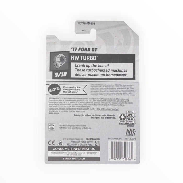 Hot Wheels '17 Ford GT - Mainline (2022) 157/250