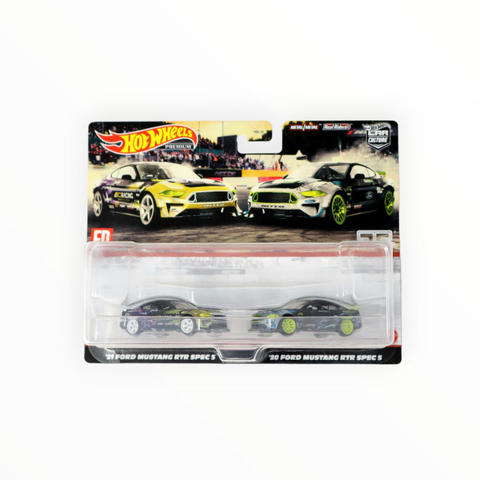 Hot Wheels '21 Ford Mustang RTR Spec 5 / '20 Ford Mustang RTR Spec 5 - Car Culture 2-Packs (2022)