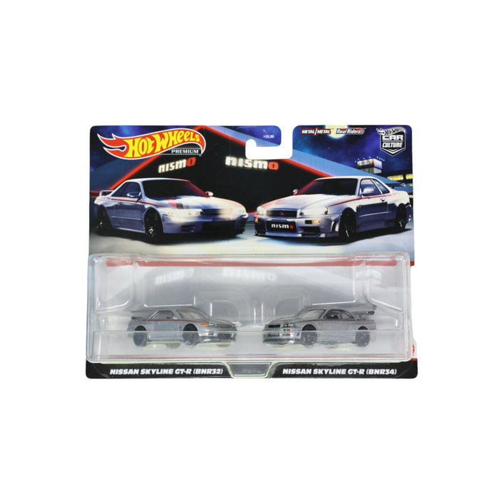 Hot Wheels Nissan Skyline GT-R (BNR32) / Nissan Skyline GT-R (BNR34) - Car Culture 2-Packs (2022)