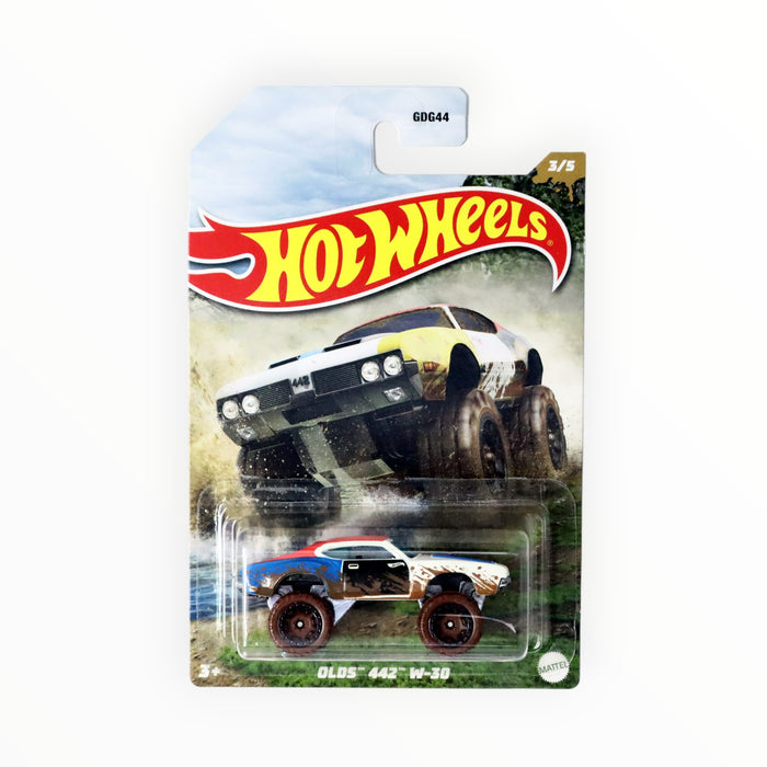 Hot Wheels Olds 442 W-30 - Mud Runners (2022) 3/5