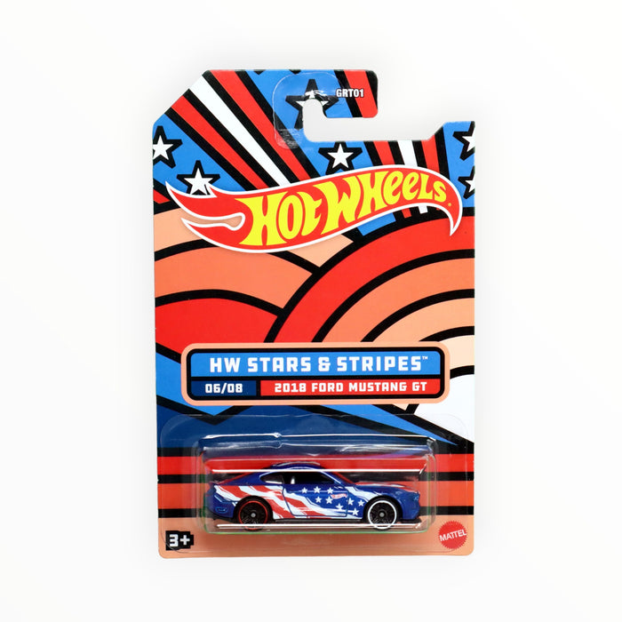 Hot Wheels 2018 Ford Mustang GT - Stars & Stripes (2022) 6/8