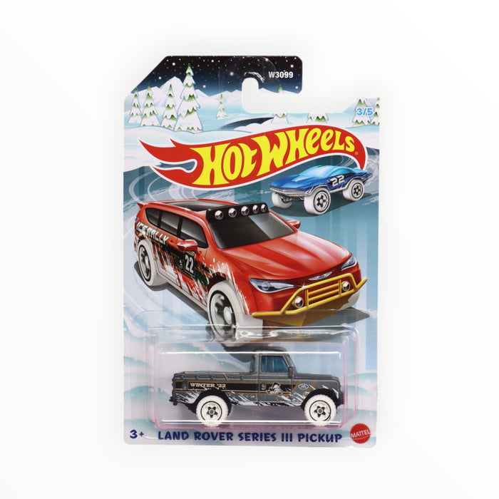 Hot Wheels Land Rover Series III Pickup - Winter Series (2022) 3/5