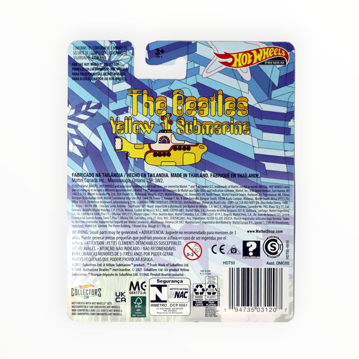 Hot Wheels The Beatles Yellow Submarine (The Beatles Yellow Submarine) Entertainment (2021)
