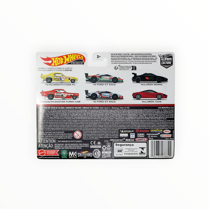 Hot Wheels '72 Plymouth Cuda FC / Plymouth Duster Funny Car (Snake and Mongoose) Car Culture 2-Packs (2022)