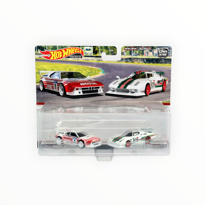 Hot Wheels BMW M1 Procar / Lancia Stratos Group 5 - Car Culture 2-Packs (2022)