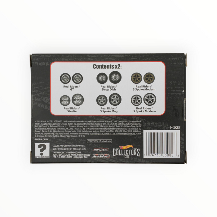 Hot Wheels Wheels Pack Set 1 - Real Riders (2023)