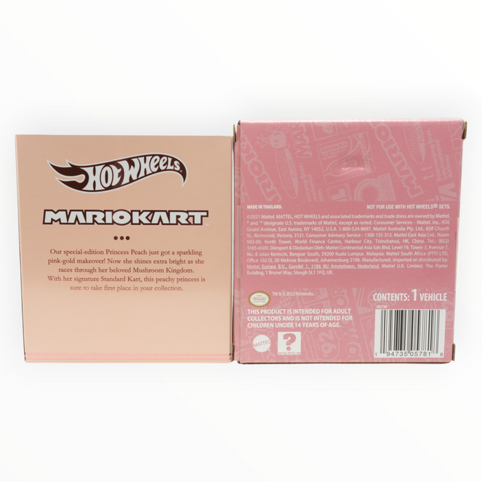 Hot Wheels Standard Kart (Pink Gold Peach - SDCC) Mario Kart (2022)