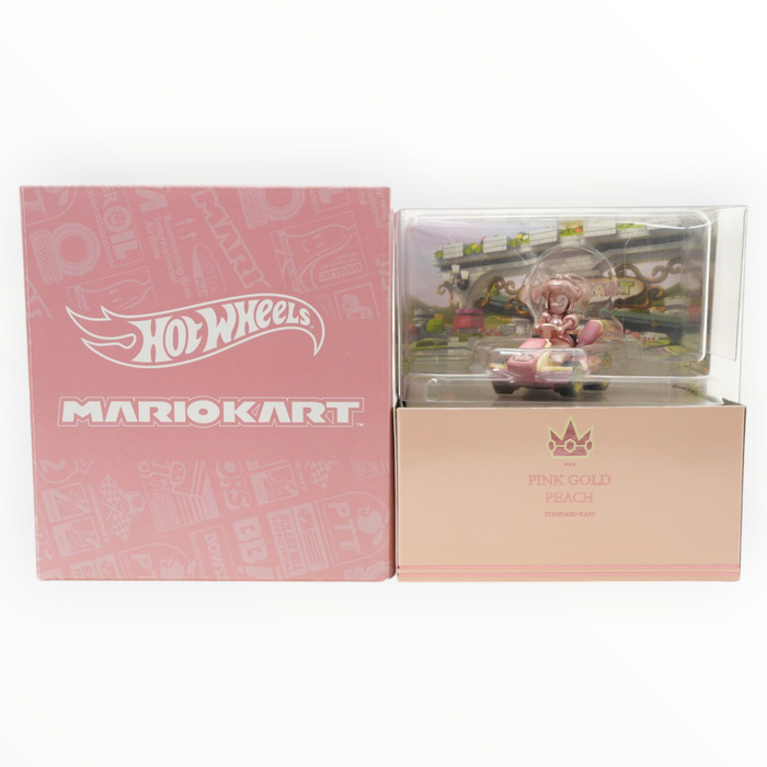 Hot Wheels Standard Kart (Pink Gold Peach - SDCC) Mario Kart (2022)