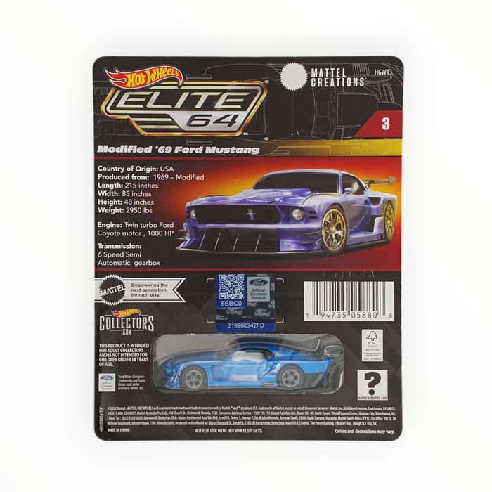 Hot Wheels Modified '69 Ford Mustang - Elite 64 (2023) #3