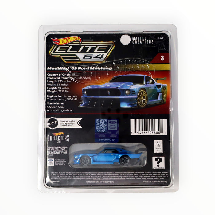 Hot Wheels Modified '69 Ford Mustang - Elite 64 (2023) #3