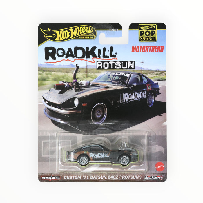 Hot Wheels Custom '71 Datsun 240Z ("Rotsun") (Roadkill) Pop Culture (2024)