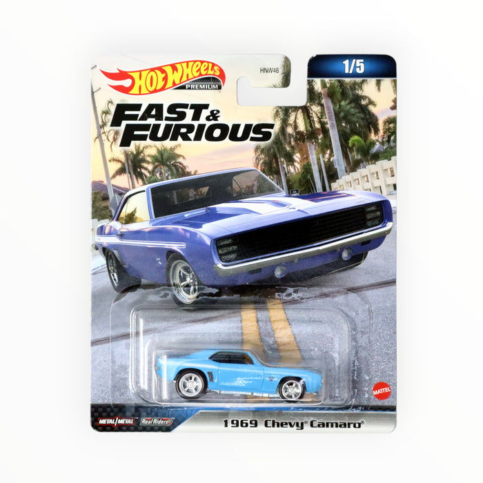 Hot Wheels 1969 Chevy Camaro - Fast & Furious Premium (2023)