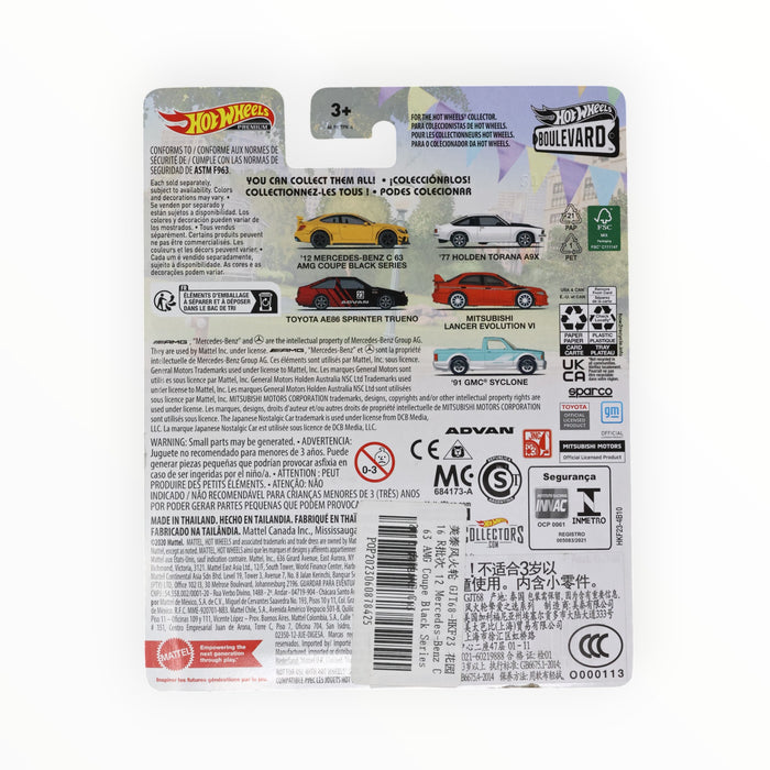 Hot Wheels '12 Mercedes-Benz C '63 AMG Coupe Black Series - Boulevard (2023) #76