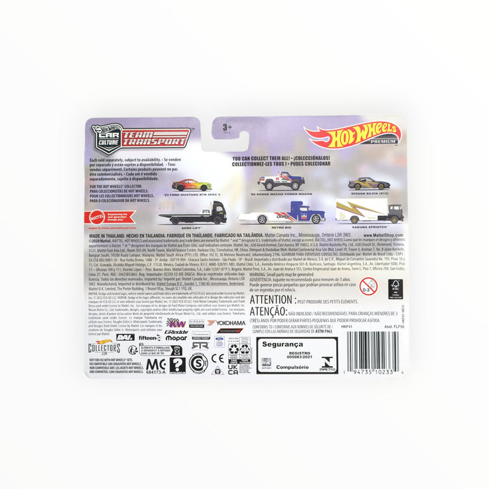 Hot Wheels Nissan Silvia (S13) / Sakura Sprinter - Car Culture: Team Transport (2023) #52