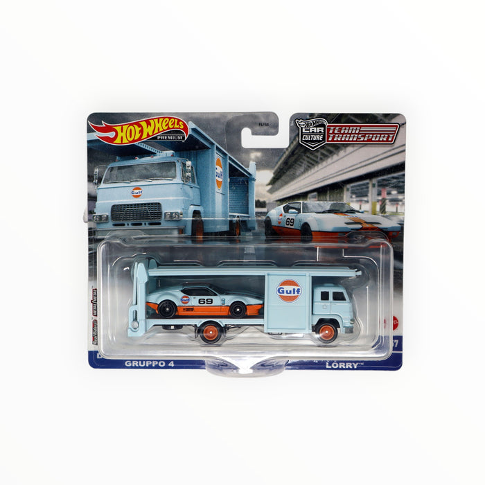 Hot Wheels De Tomaso Pantera Gruppo 4 / Second Story Lorry - Car Culture: Team Transport (2023) #57