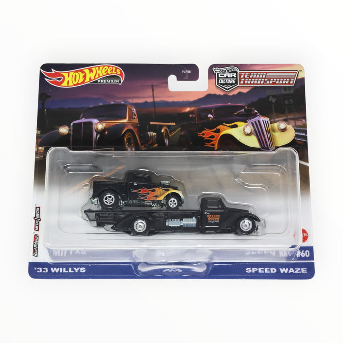 Hot Wheels '33 Willys / Speed Waze - Car Culture: Team Transport (2023) #60