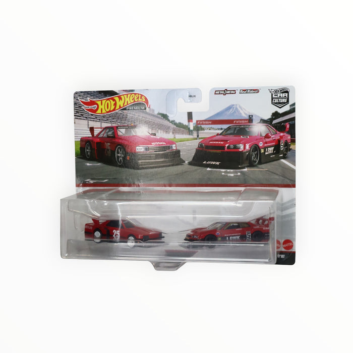 Hot Wheels Nissan Skyline Silhouette / LB-ER34 Super Silhouette Nissan Skyline - Car Culture 2-Packs (2023)