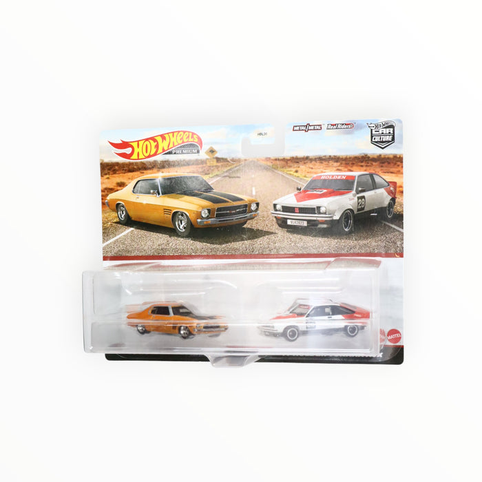 Hot Wheels '73 Holden Monaro GTS / 77 Holden Torana A9X (Holden) Car Culture 2-Packs (2023)