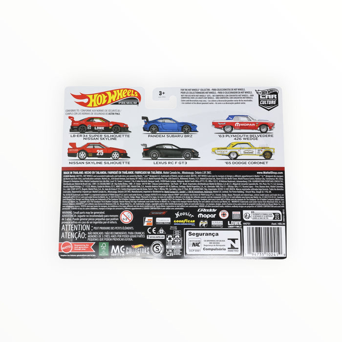 Hot Wheels Pandem Subaru BRZ / Lexus RC F GT3 - Car Culture 2-Packs (2023)