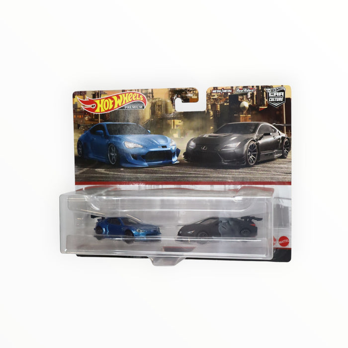 Hot Wheels Pandem Subaru BRZ / Lexus RC F GT3 - Car Culture 2-Packs (2023)