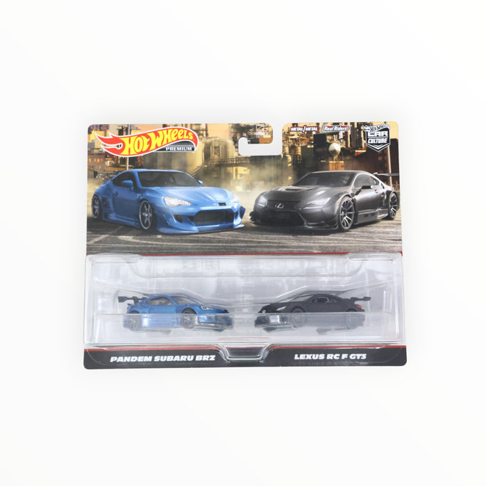 Hot Wheels Pandem Subaru BRZ / Lexus RC F GT3 - Car Culture 2-Packs (2023)