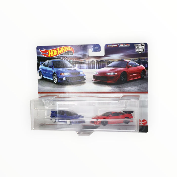 Hot Wheels Mitsubishi Lancer Evolution VI / '95 Mitsubishi Eclipse - Car Culture 2-Packs (2023)