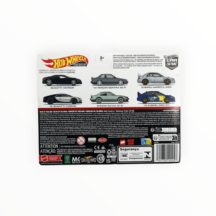 Hot Wheels Subaru Impreza WRX / '16 Subaru WRX STI (Subaru) Car Culture 2-Packs (2023)