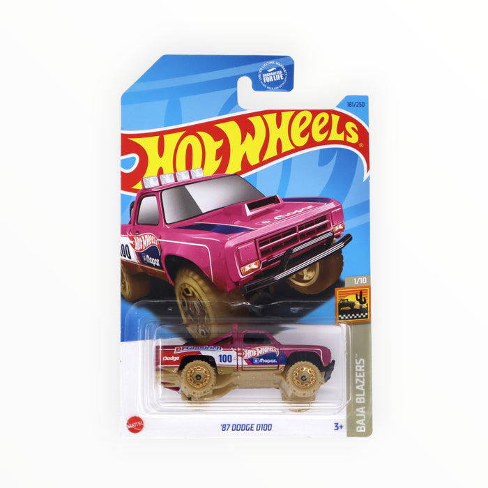 Hot Wheels '87 Dodge D100 - Mainline (2023) 181/250