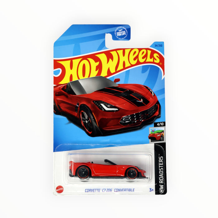 Hot Wheels Corvette C7 Z06 Convertible - Mainline (2023) 34/250