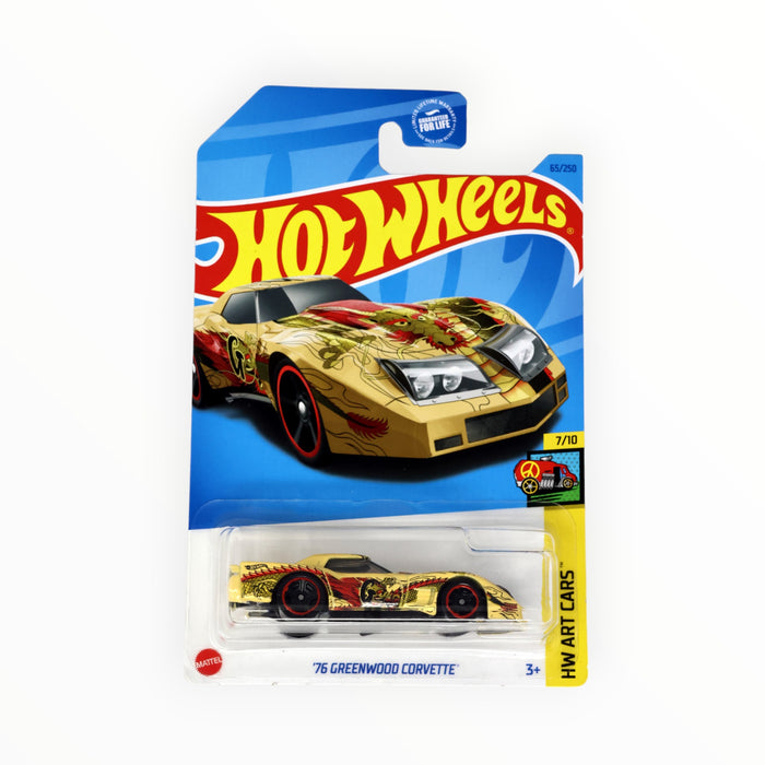 Hot Wheels '76 Greenwood Corvette - Mainline (2023) 65/250