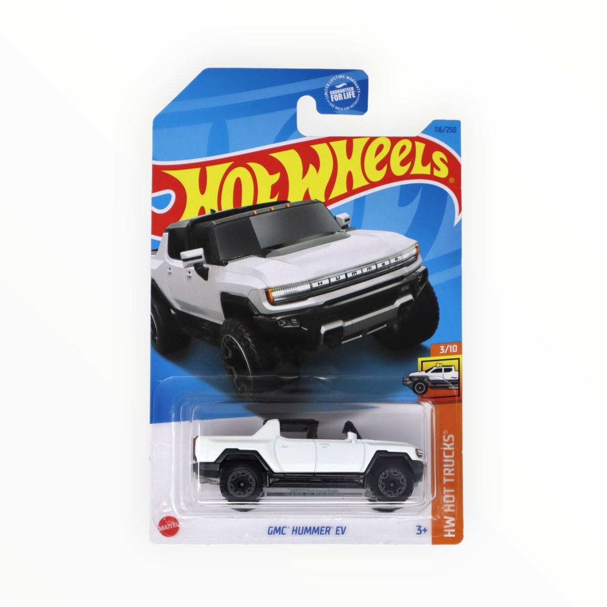 Hot Wheels 1/64 GMC Hummer EV Mainline 2024 - Bleu - N°6/10 - Neuf Sous Carte