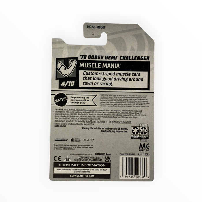 Hot Wheels '70 Dodge Hemi Challenger - Mainline (2023) 123/250