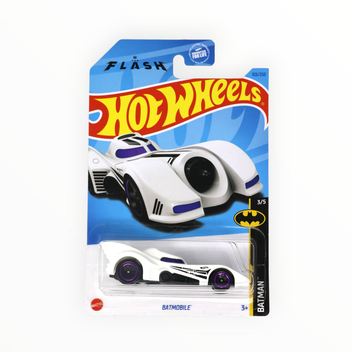Hot Wheels Batmobile 1989 - Modèle Die-cast 1:64 - Batman - Occasion, Carte Peut Avoir Des Défauts