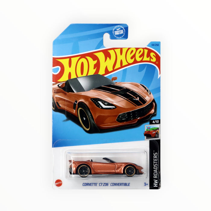 Hot Wheels Corvette C7 Z06 Convertible - Mainline (2023) 34/250