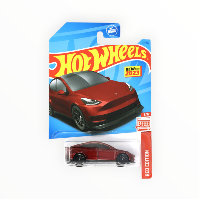 Hot Wheels Tesla Model Y (Red Edition) Mainline (2023) 37/250