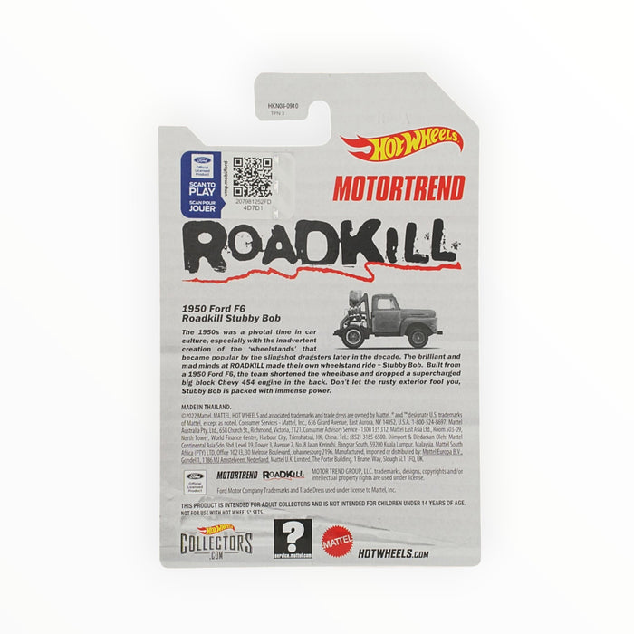 Hot Wheels 1950 Ford F6 Roadkill Stubby Bob (Motor Trend: Roadkill) Promo (2023)