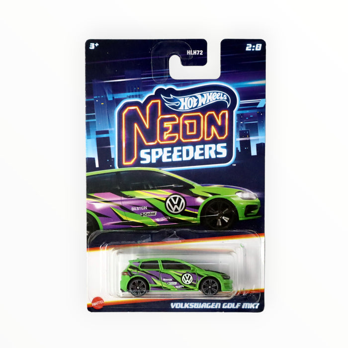Hot Wheels Volkswagen Golf Mk7 - Neon Speeders (2023) 2/8
